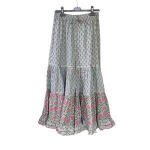 ORCHID BLOOM Umbrella Pants Wide Leg Floral Print XL